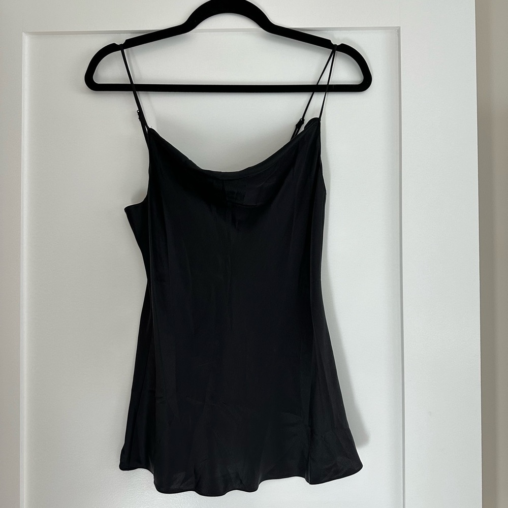 Nili Logan Black Silk Cami